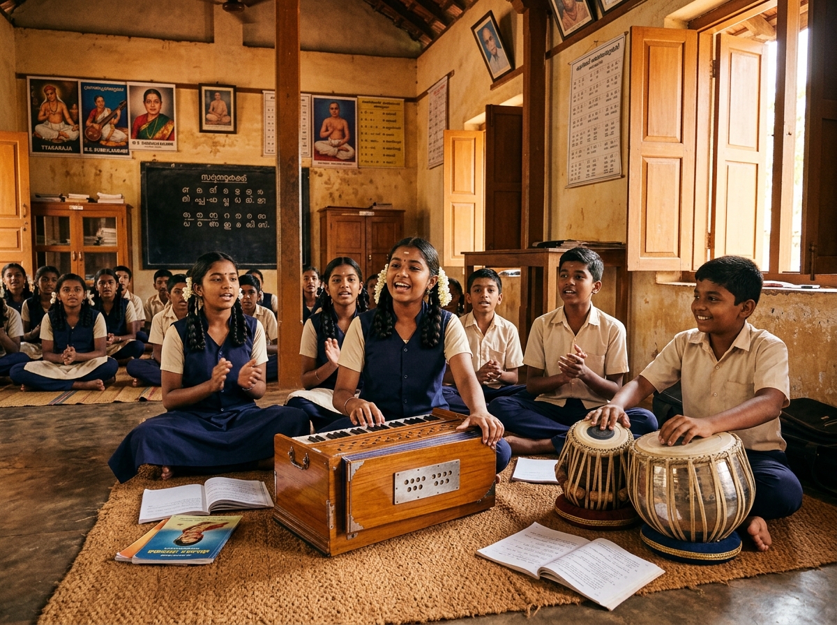 Music and Classical Arts at Shree Mahalingeshwara Vidyanikethana