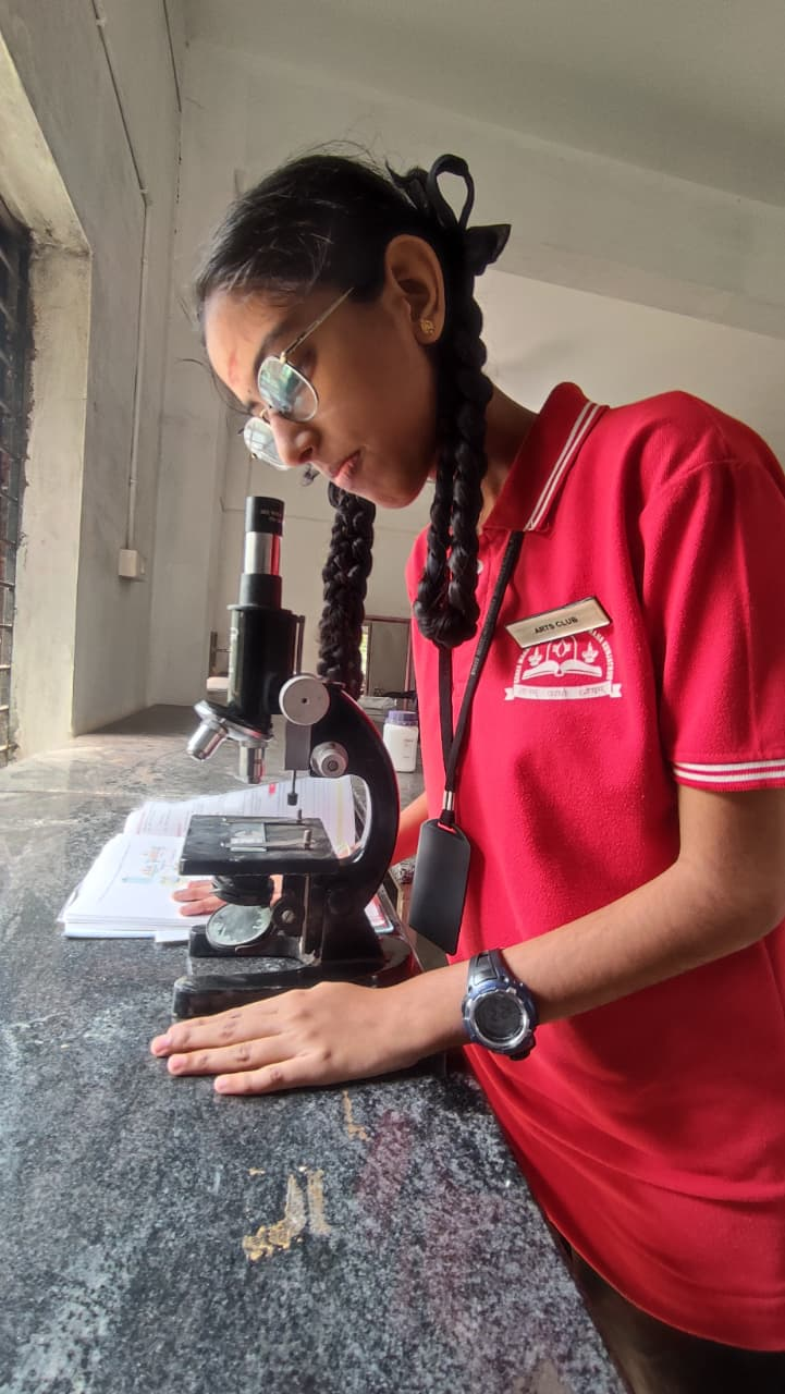 Biology Laboratory Microscope Specimen Analysis
