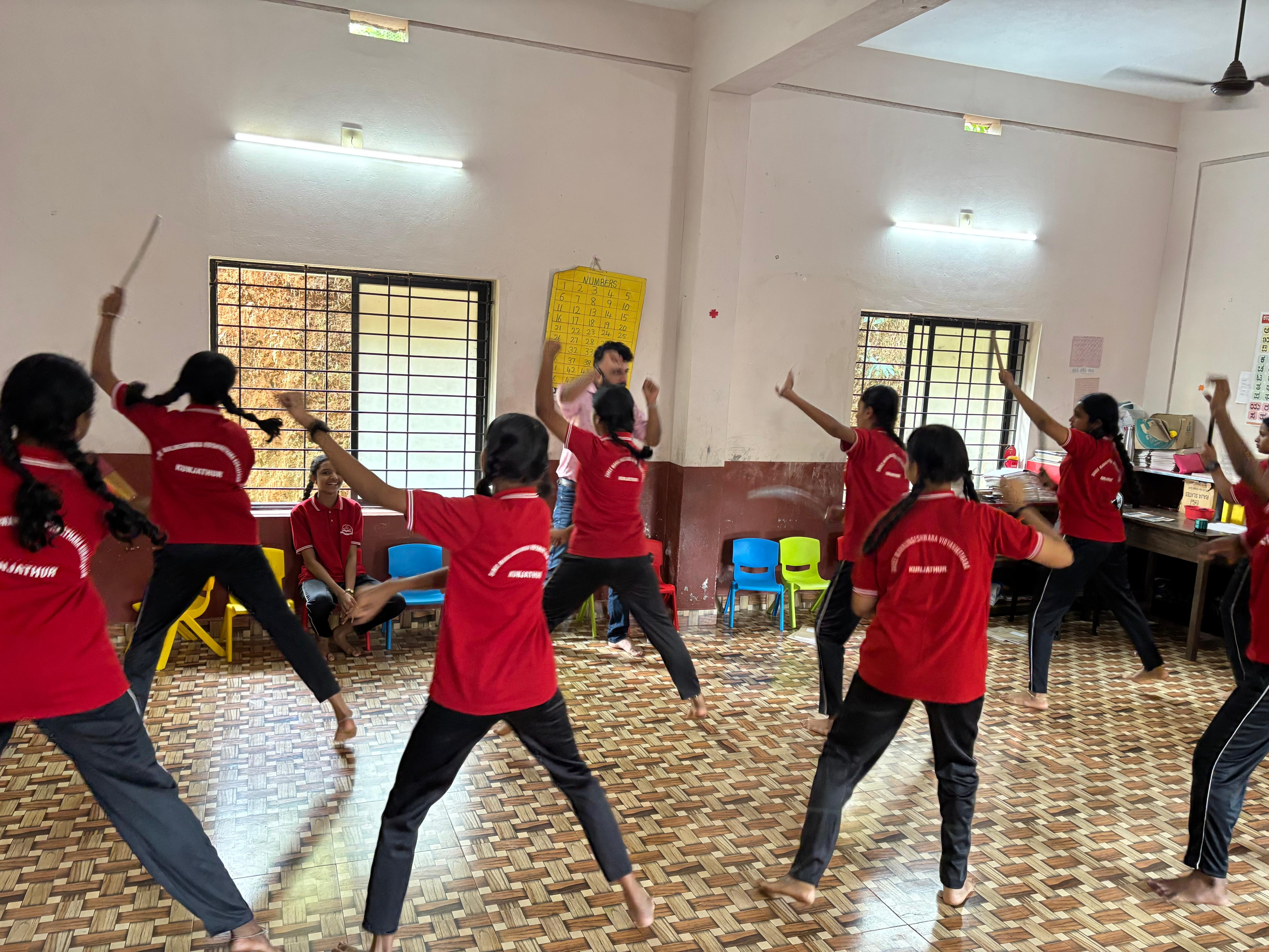 Stick Dance Rehearsal