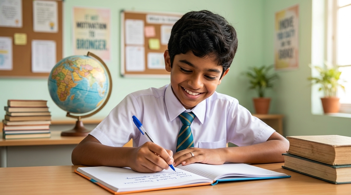 Classes V to VIII Middle School Student at Shree Mahalingeshwara Vidyanikethana